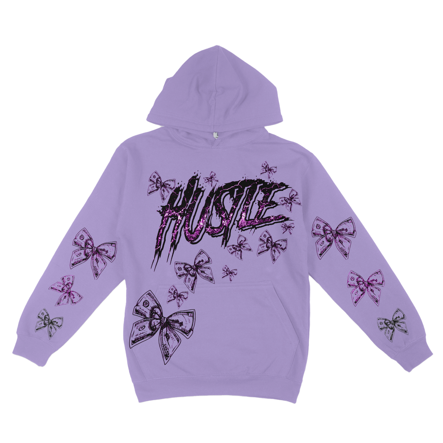 Hustle | Purple Haze Hoodie (With Sleeve Design)