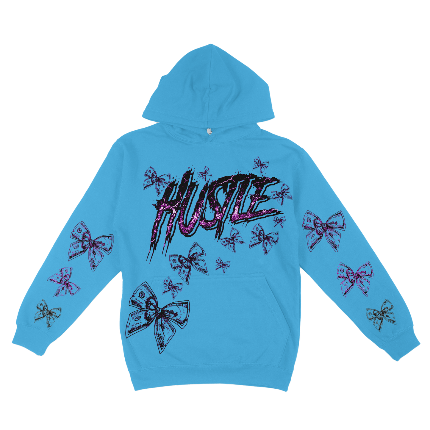 Hustle | Purple Haze Hoodie (With Sleeve Design)