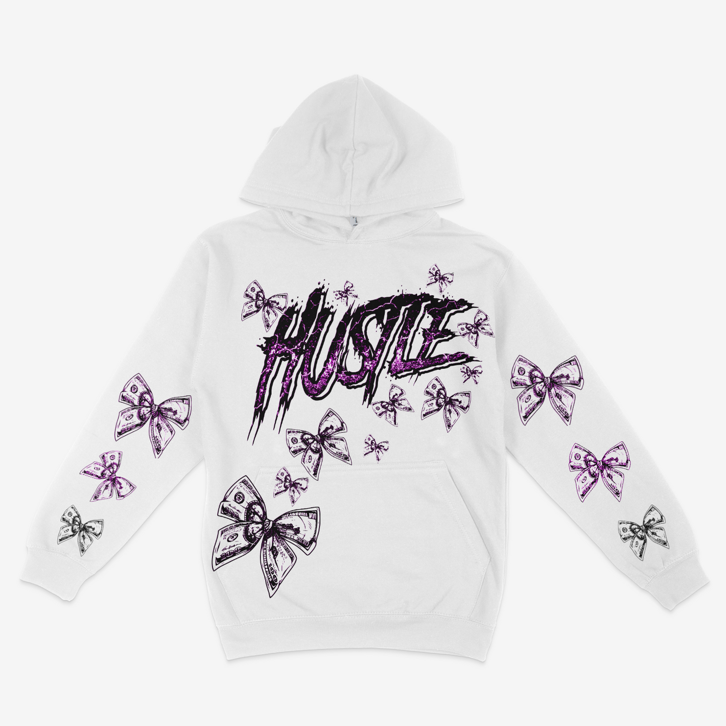 Hustle | Purple Haze Hoodie (With Sleeve Design)