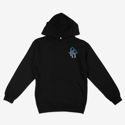 Prospect | Black Hoodie (Front Logo)