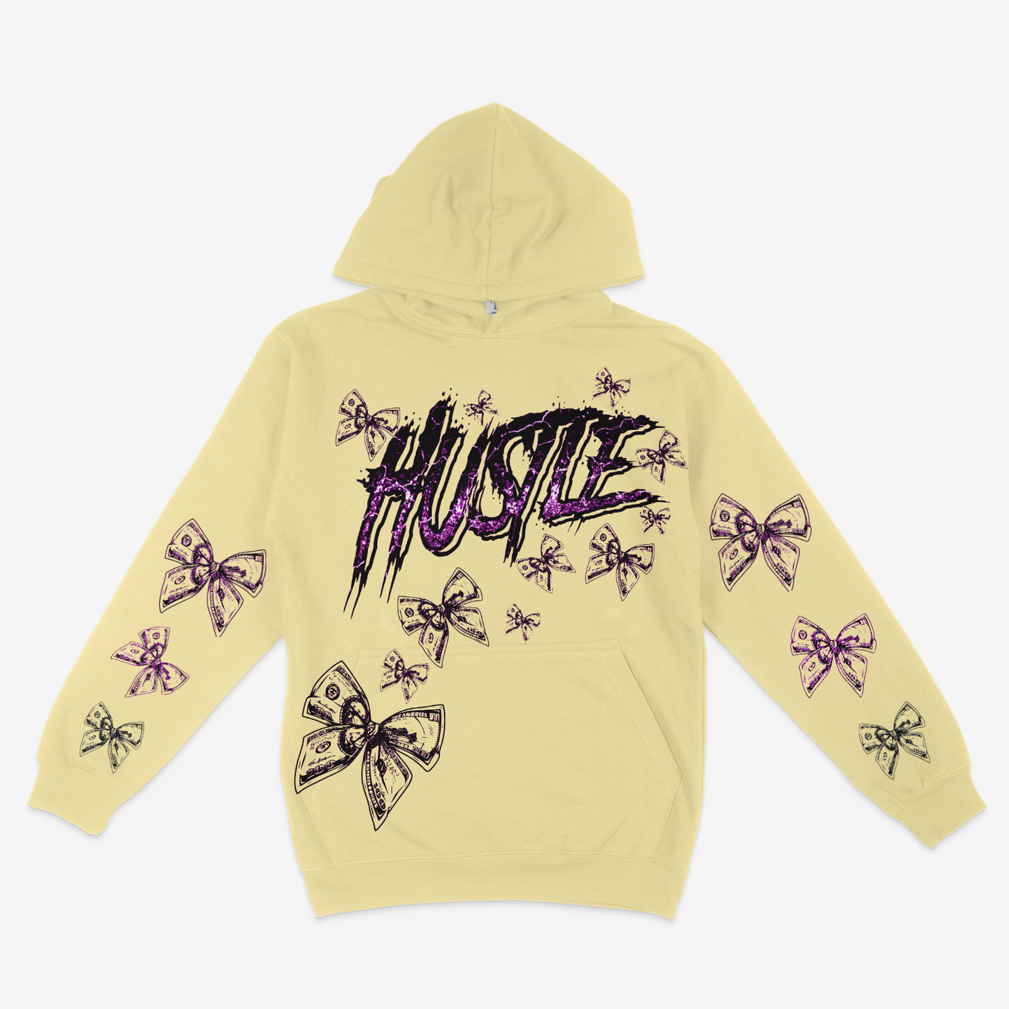 Hustle | Purple Haze Hoodie (With Sleeve Design)