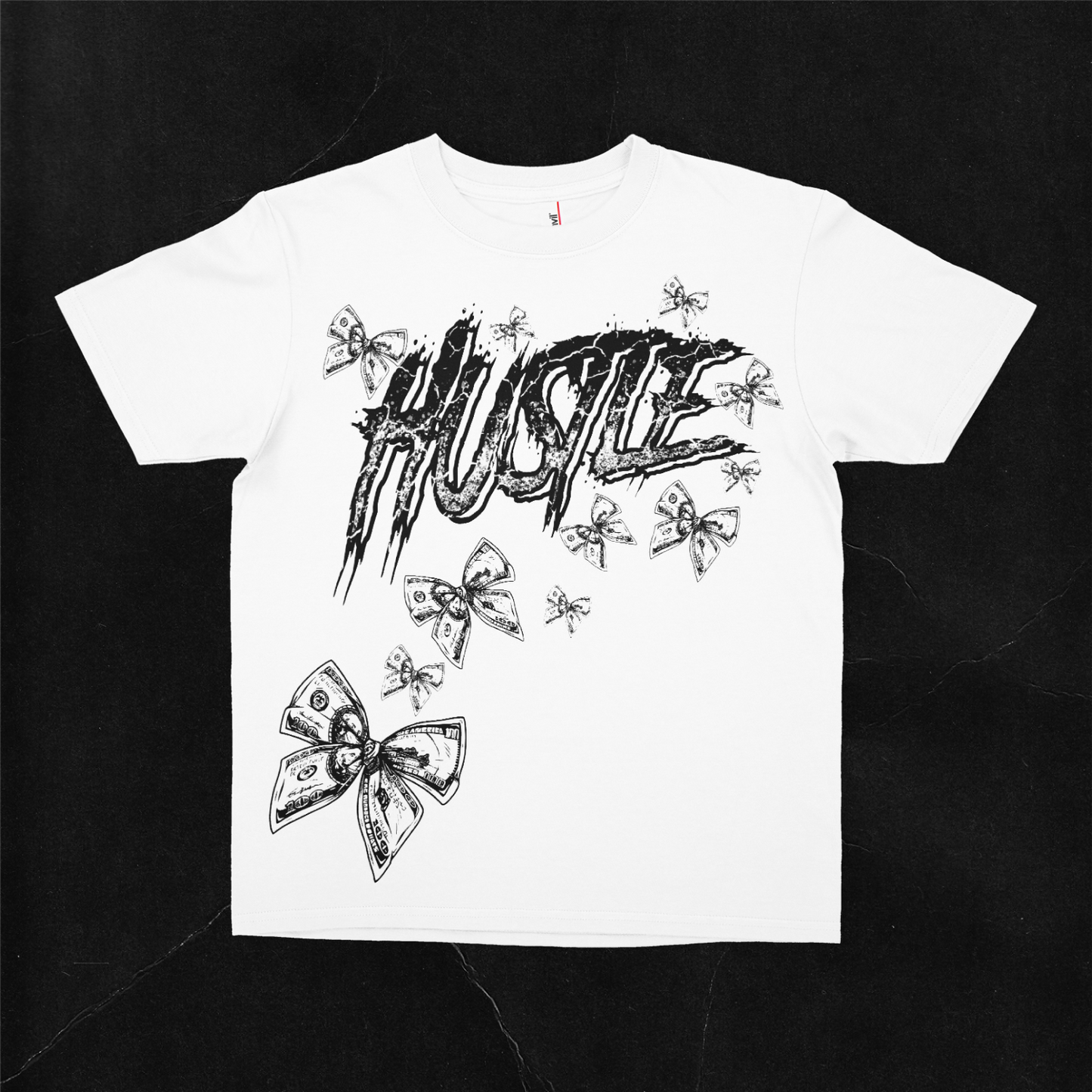 Hustle | White T - Shirt