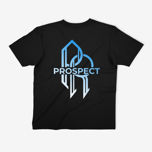 Prospect | Black T - Shirt (Back Logo)